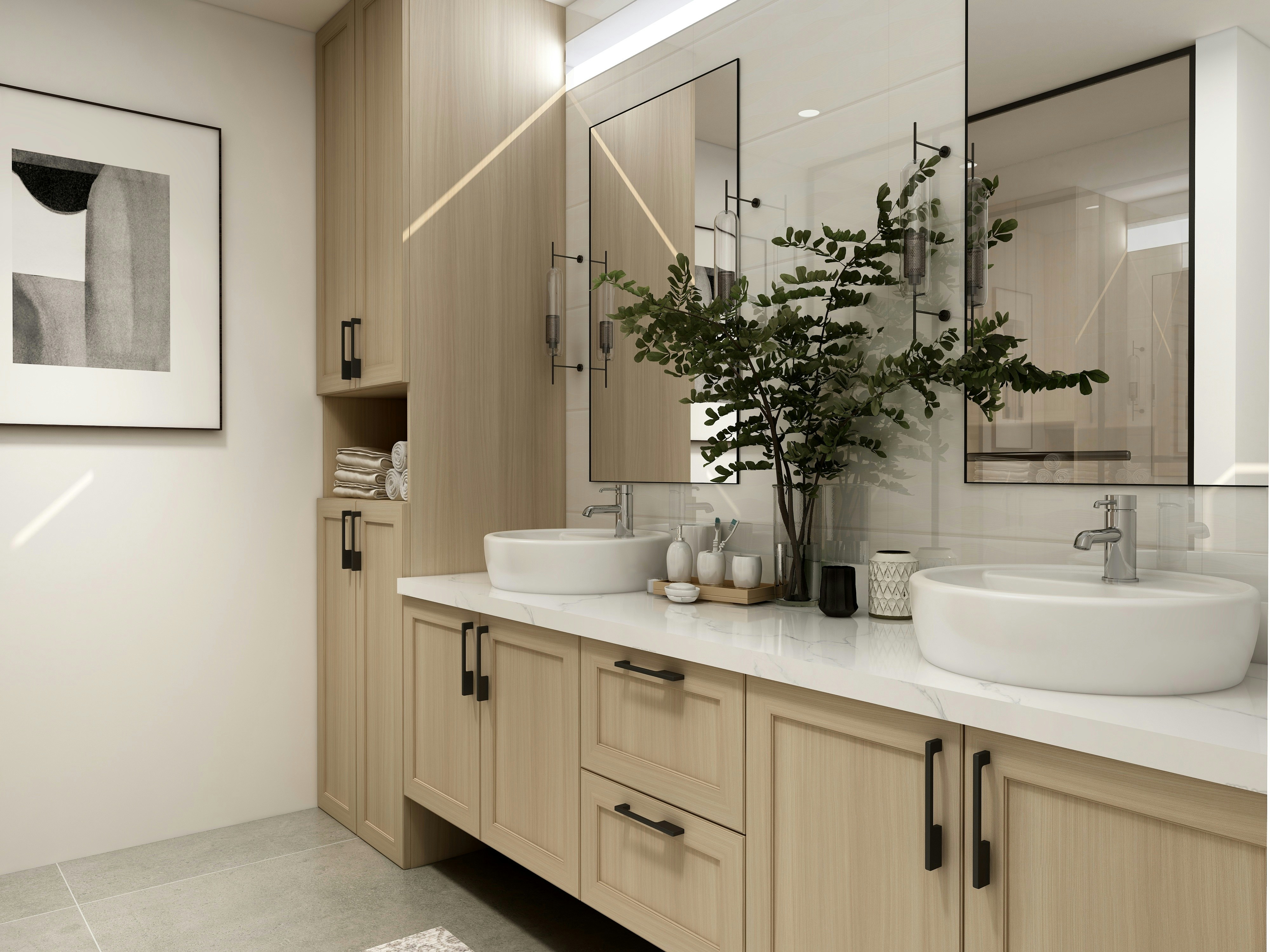 Move-in bathroom cleaning